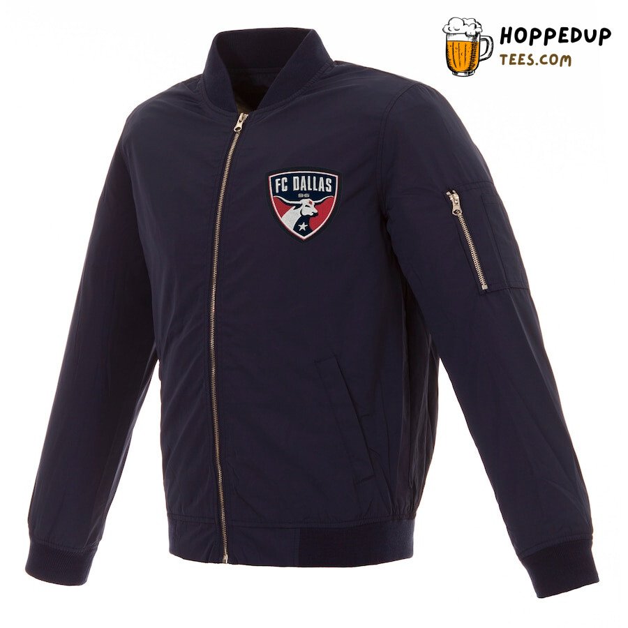 FC Dallas Navy Distinct MLS Fanwear Bomber Jacket Exclusive