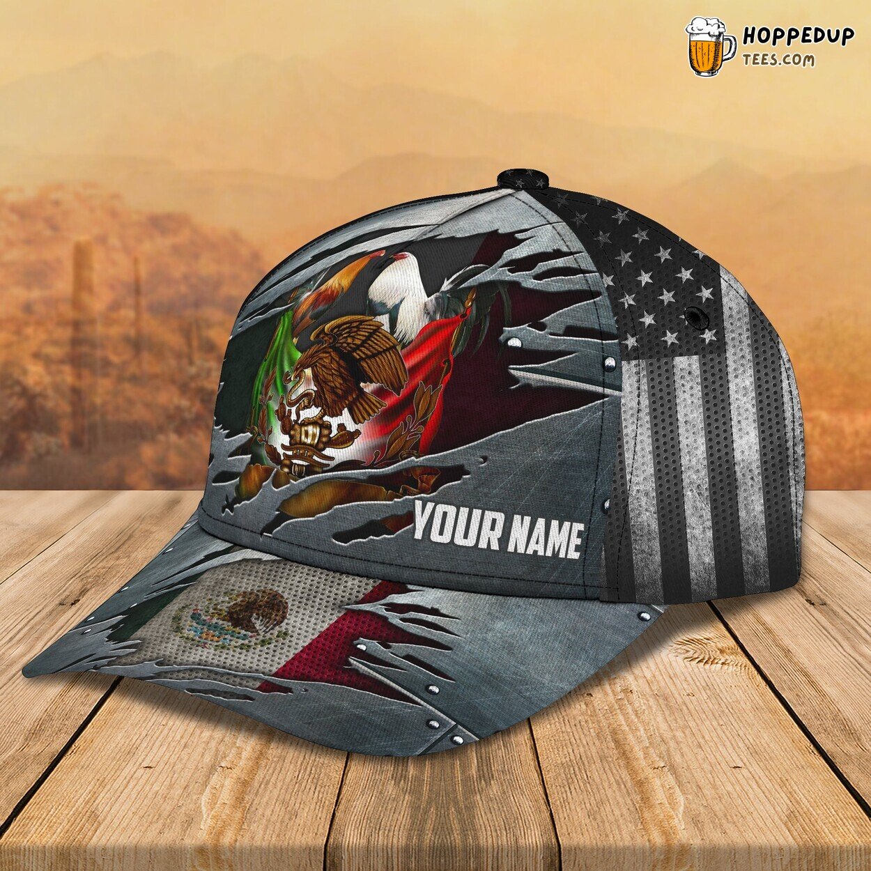 Feathered Duel Edition 3D Classic Cap Chicken Fight Personalized Name