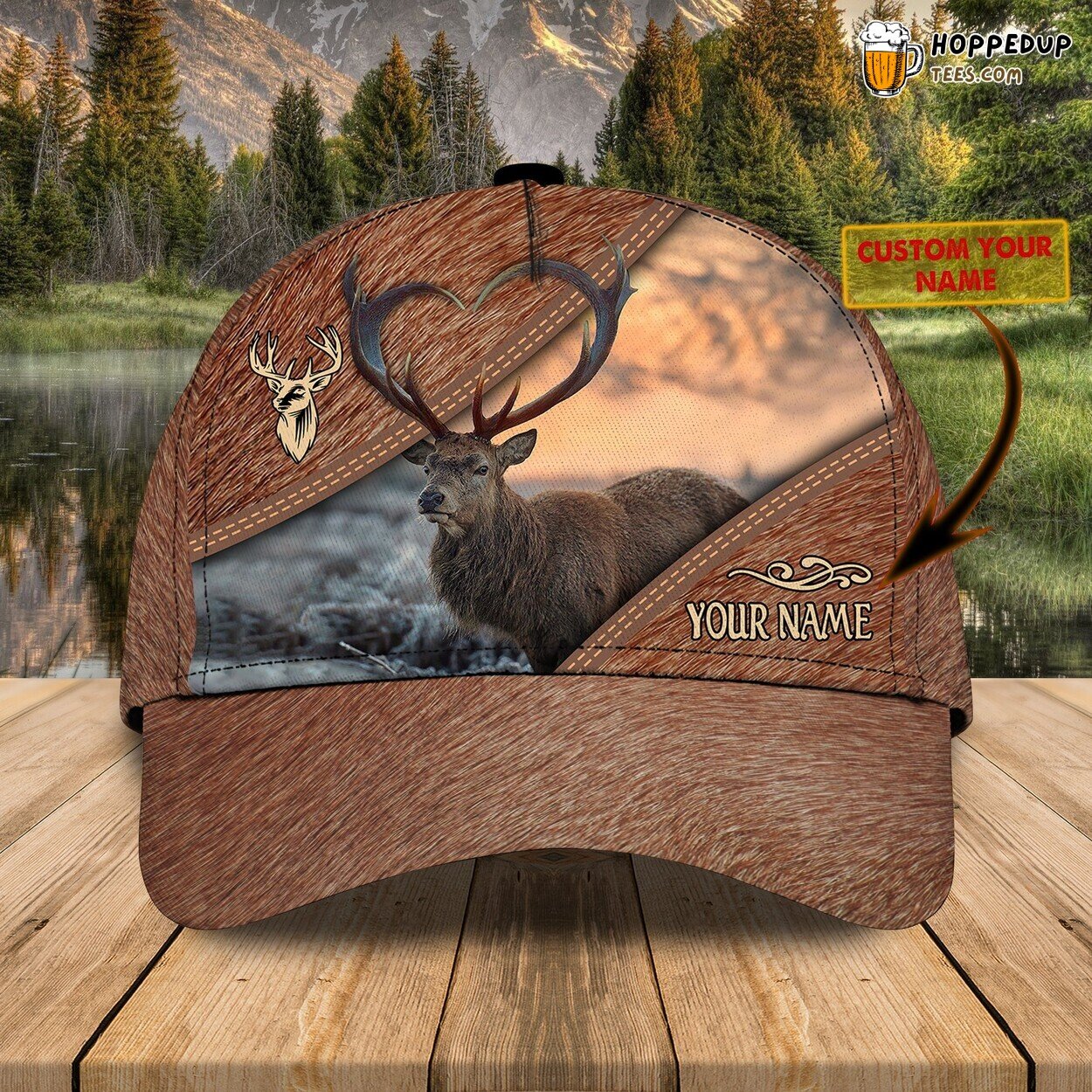 Feel the Pulse of the Hunt Personalized 3D Classic Cap Adventure