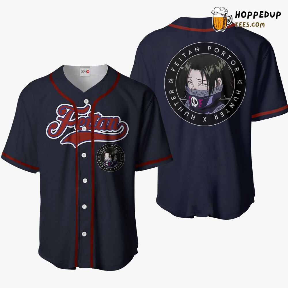 Feitan Portor Theme Anime Baseball Jersey Shirt Exclusive Design