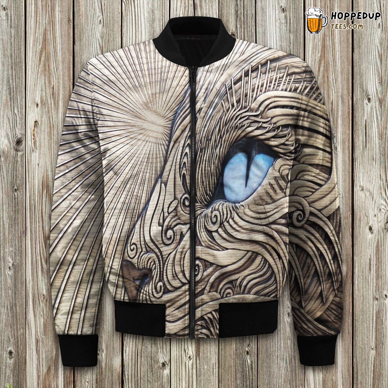 Feline Silhouette Cat Winter Bomber Jacket Tailored Unique Elegance Precision Craft