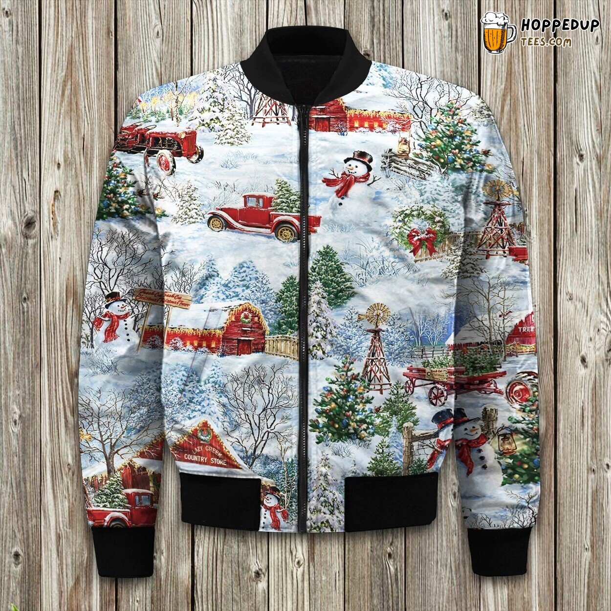 Festive Season Theme Edition One Winter Bomber Jacket Christmas Joy