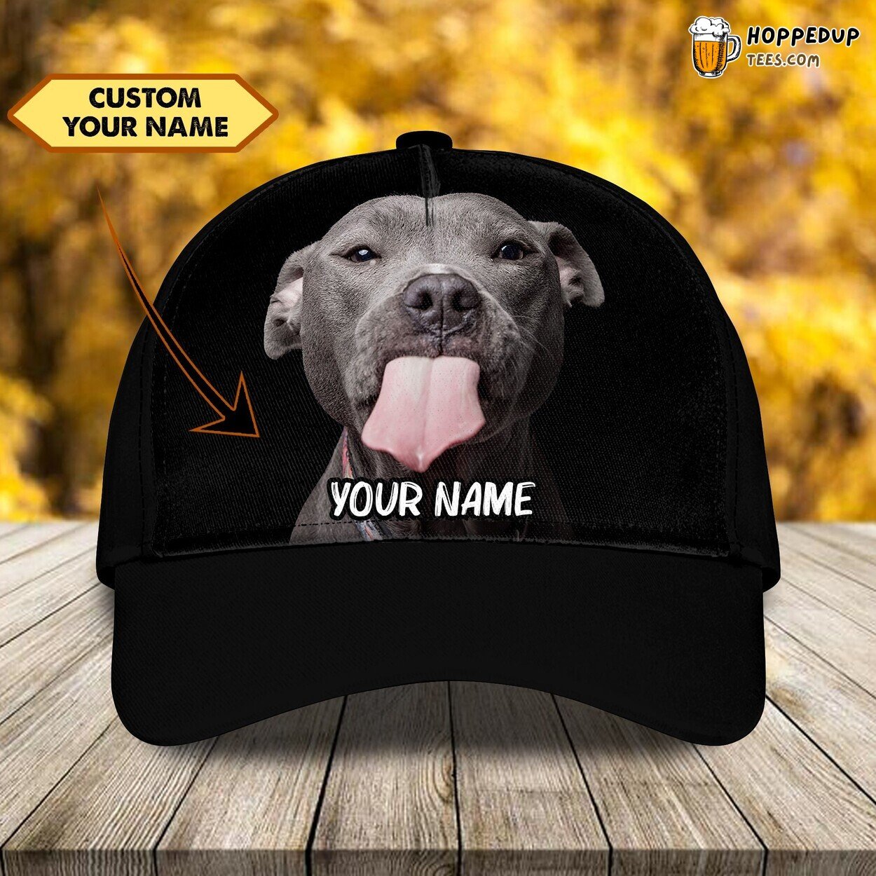 Fierce Loyalty Pitbull Series 3D Classic Cap Personalized Name Unique Look