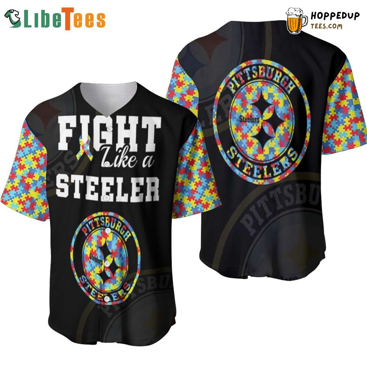 Fight Like A Steelers Baseball Jersey Perfect Gifts For Your Loved Ones Jersey Shirt