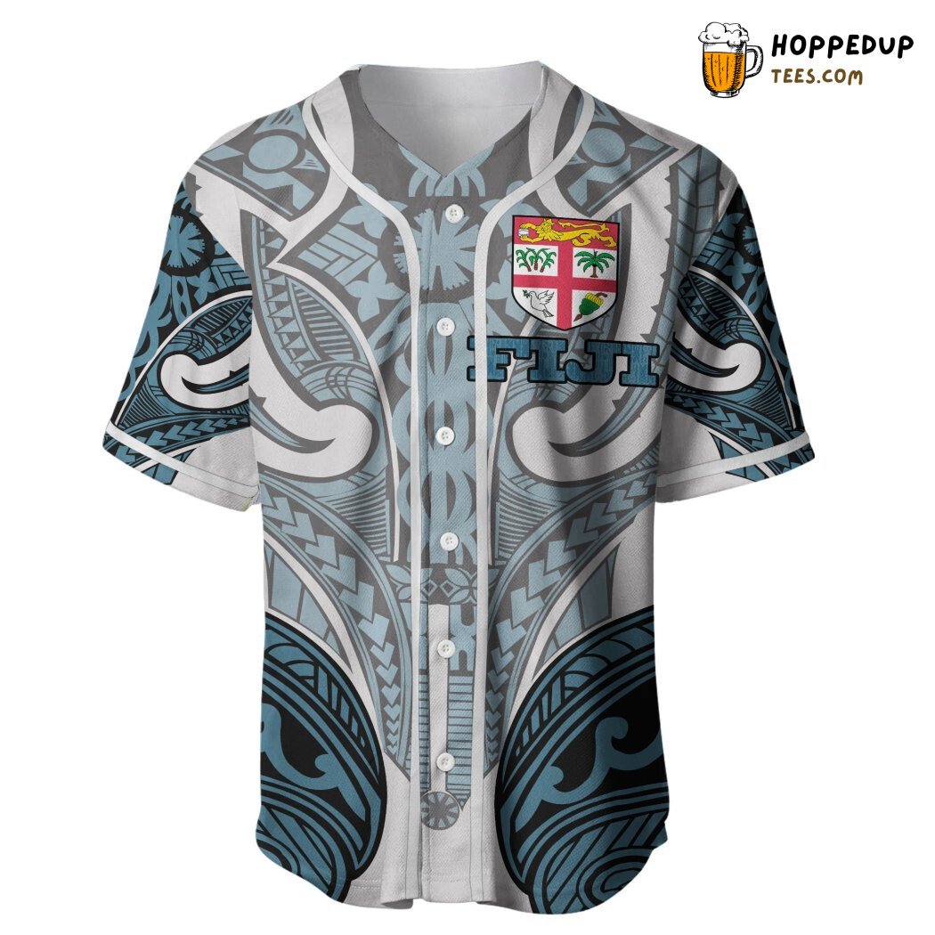 Fiji Active Special Flag Polynesian Tattoo Baseball Tee Jersey Shirts 3D