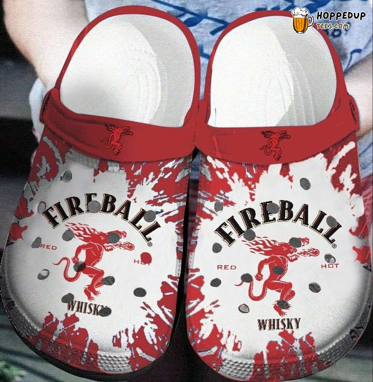 Fireball Cinnamon Whisky Wine Theme Comfortable Clogs Stylish and Durable