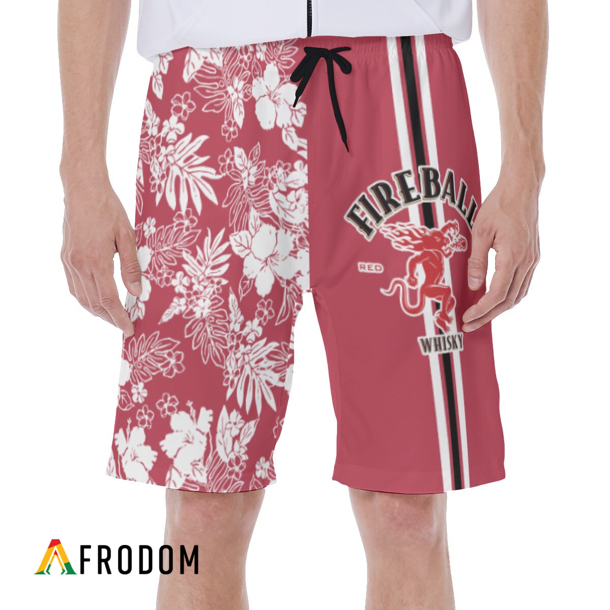 Fireball Liquor Tropical Hawaiian Shorts HU Edition