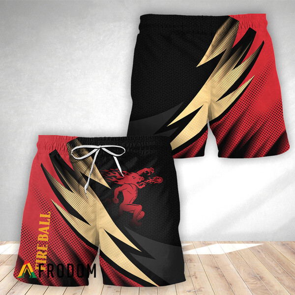 Fireball Whiskey Esport Gaming Hawaiian Short HU