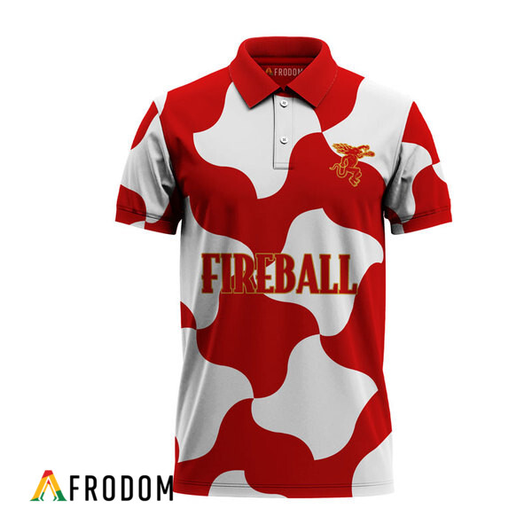 Fireball Whisky Stand Out Golf Club Polo Shirt HU