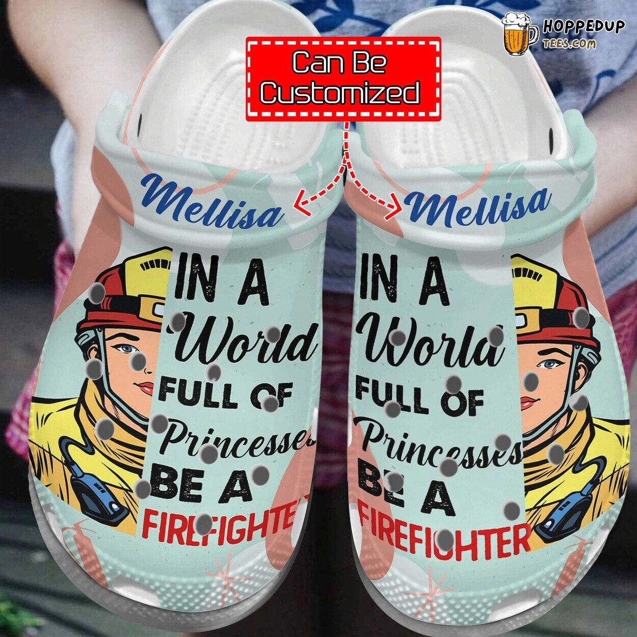 Firefighter Custom Design Comfortable Clogs Professional Inspired Shoes