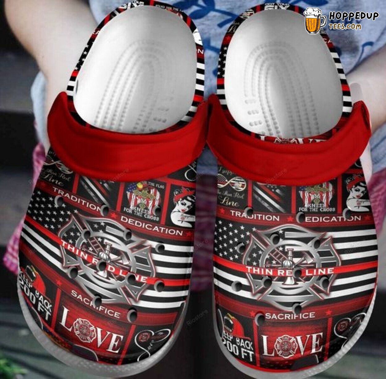 Firefighter Job Love Gift Rubber Comfy Stylish Clog Footwear