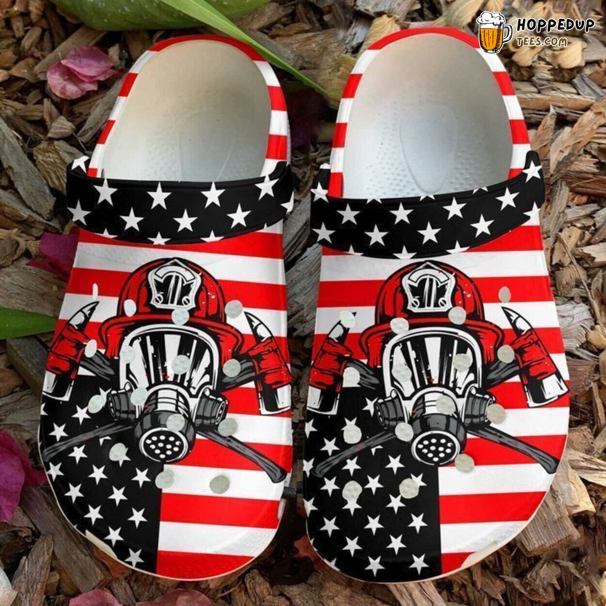 Firefighter Pride Classic Themed Comfortable Stylish Unique Clogs