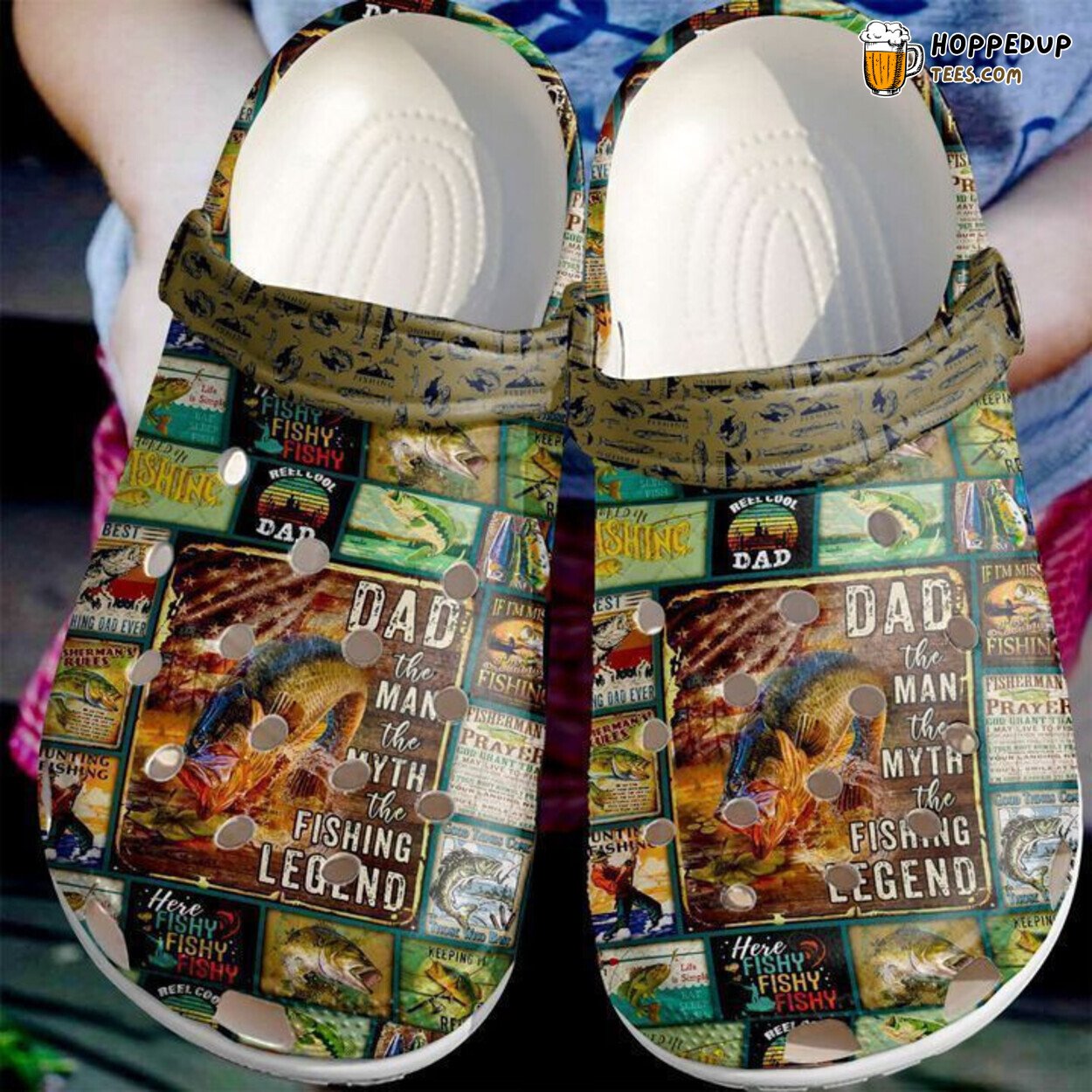 Fishing Time Classic Clogs Shoes Perfect for Anglers and Outdoor