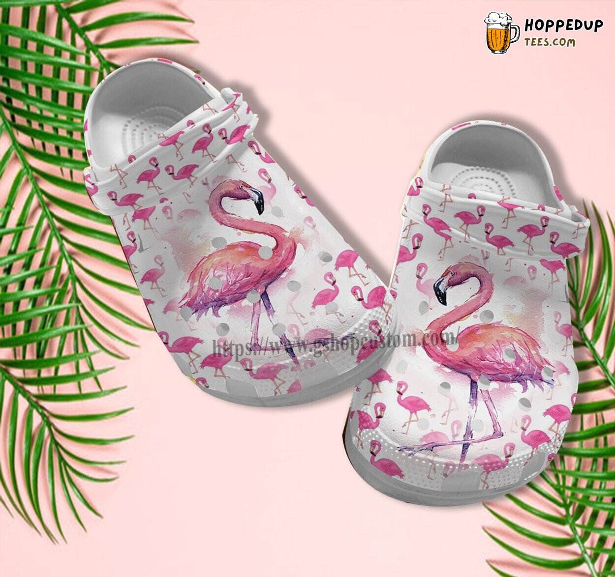 Flamingo Ballets Croc Shoes Daughter Queen Art Custom Gift Besties
