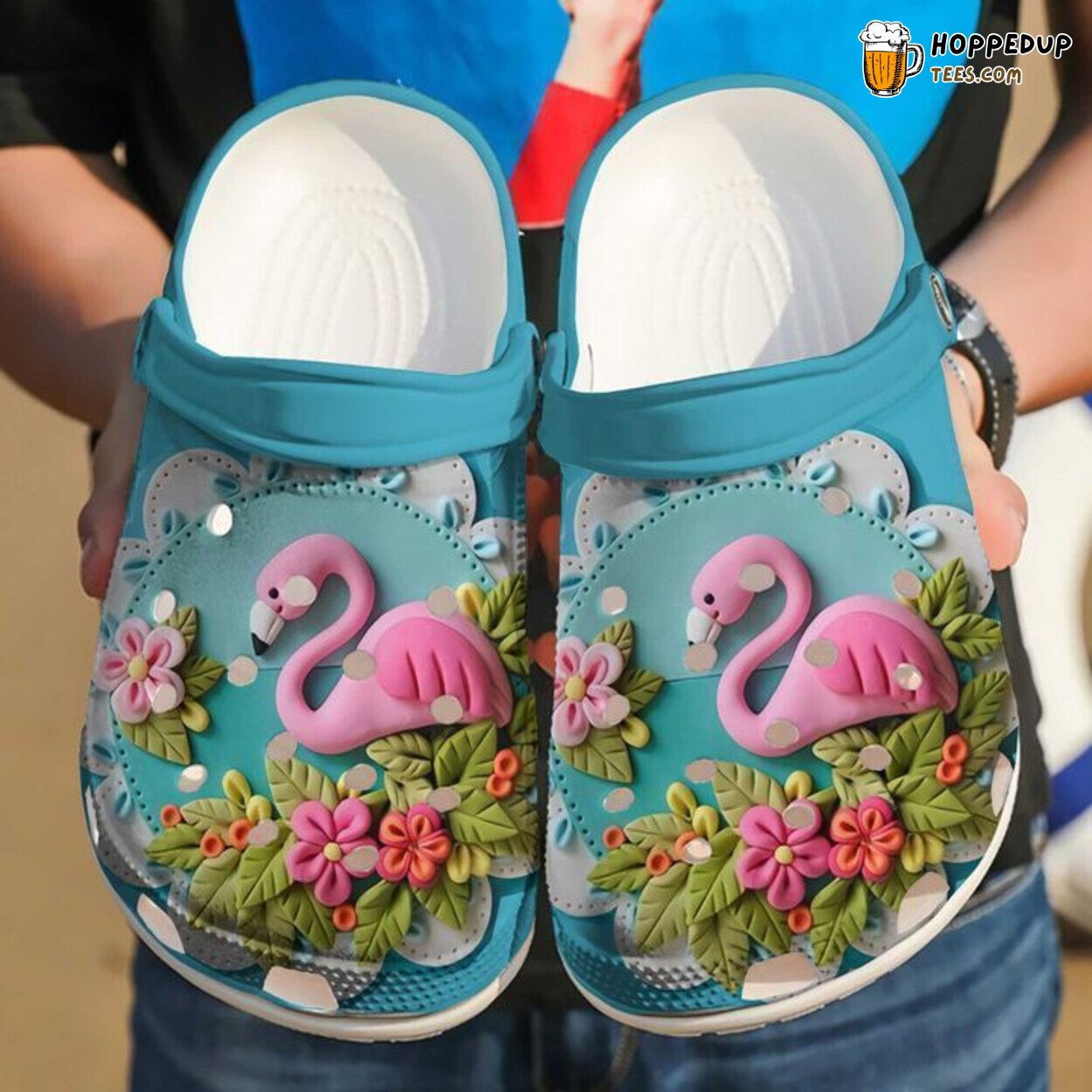 Flamingo Queen Themed Classic Comfortable Clogs Shoes Unique Bird Lovers