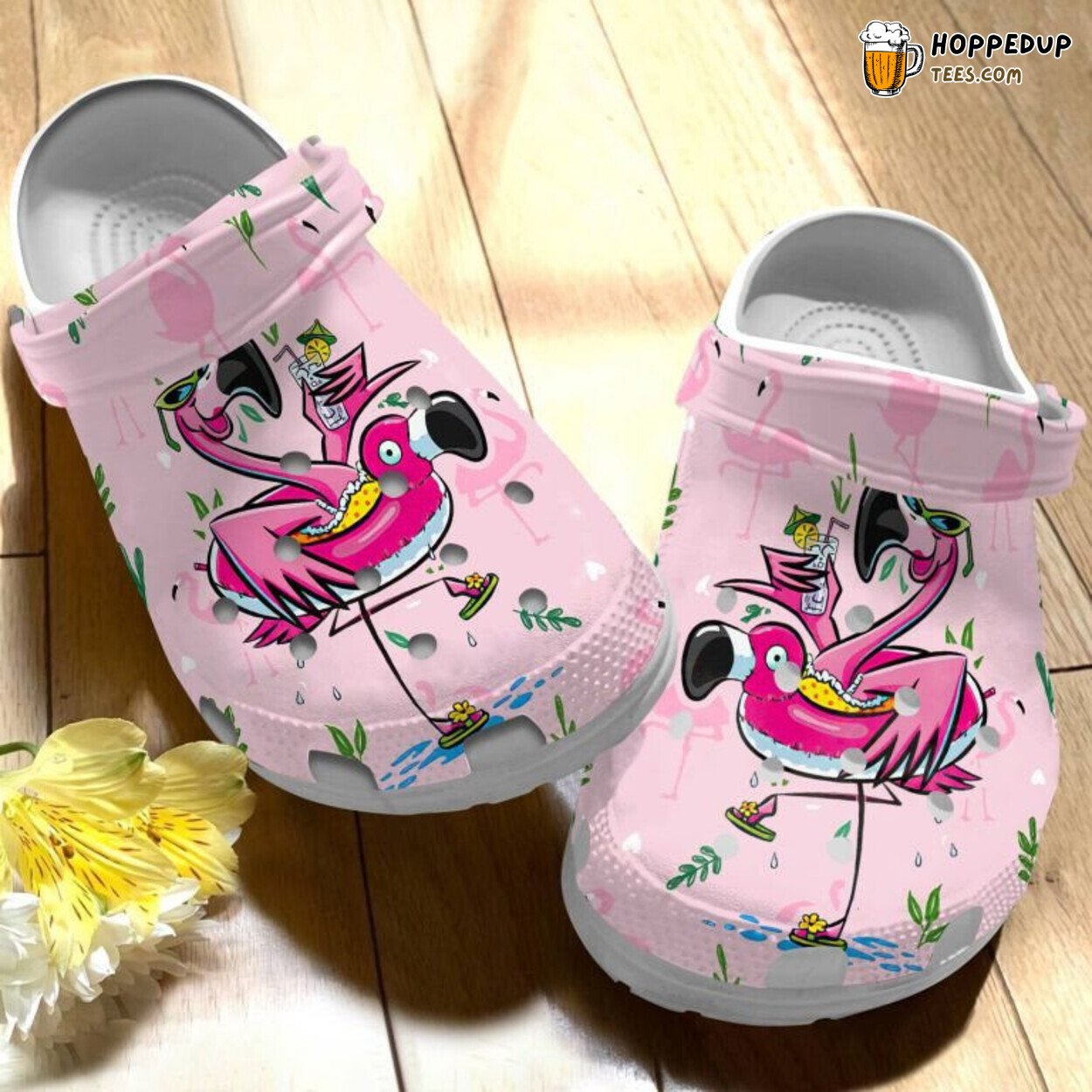 Flamingo Summer Clogs Birthday Gifts Female Girls Tropical Design Shoes