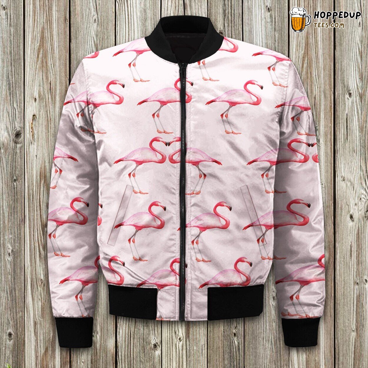 Flamingo’s First Flight Rise Bomber Jackets Winter Morning Sky
