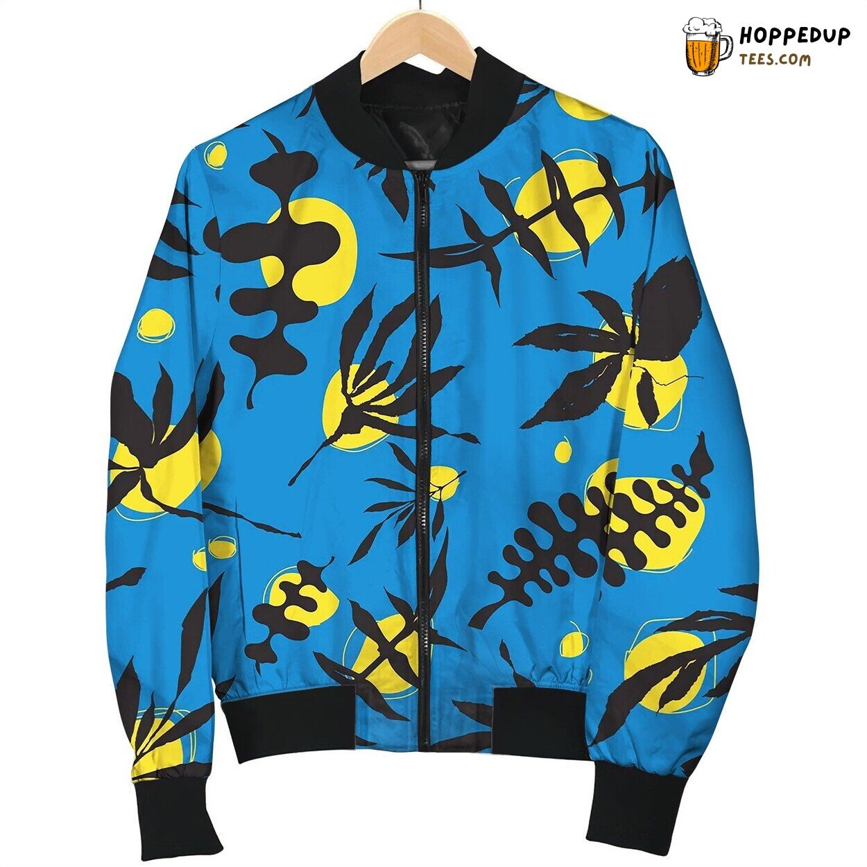 Floral Foliage Seamless Pattern Great Bomber Jacket