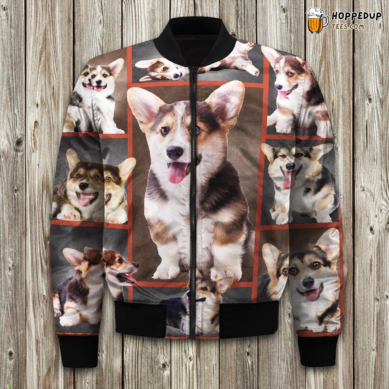 Floral Radiance Sunshine Winter Bomber Jacket Inspired Design
