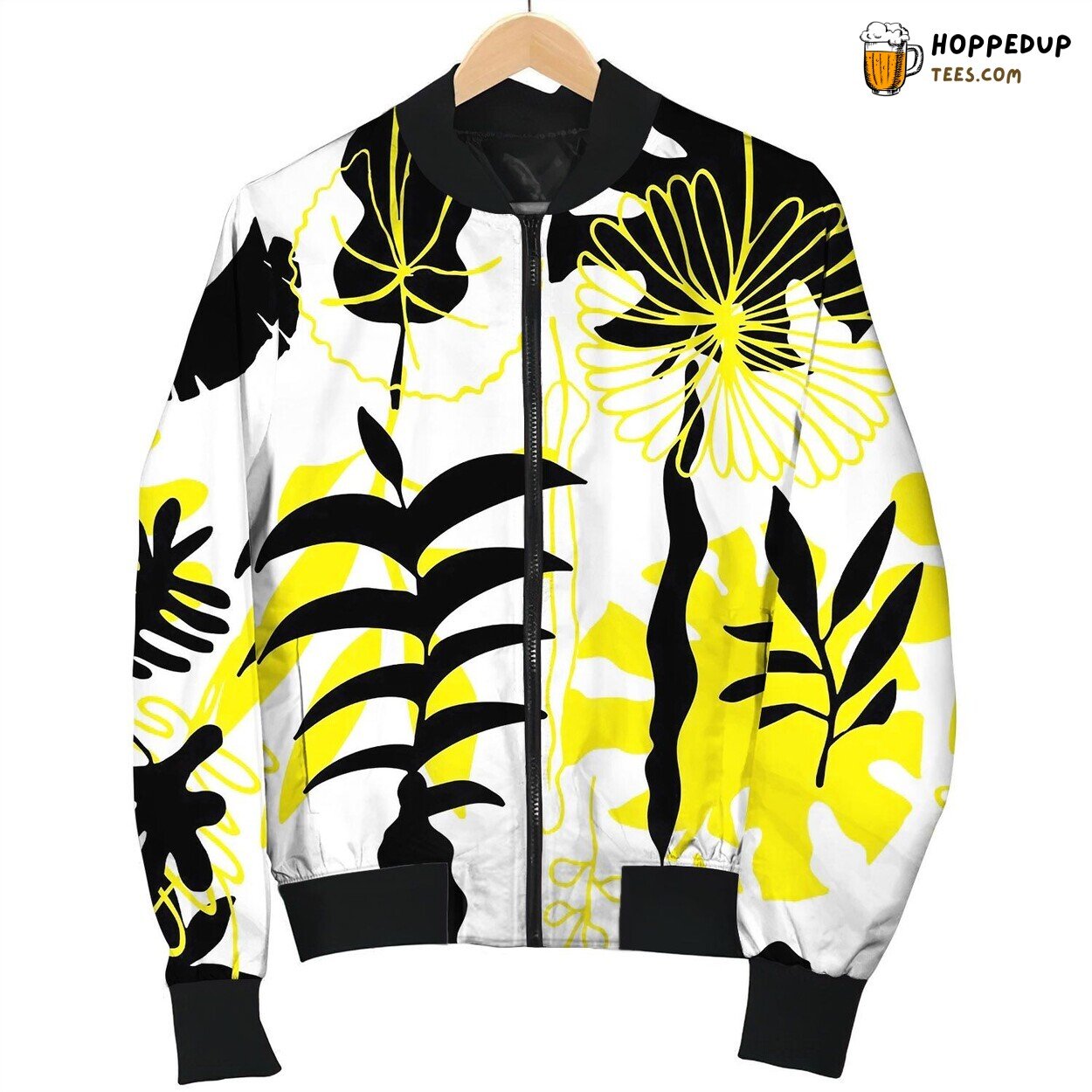 Floral Seamless Pattern Nature Bright Bomber Jacket
