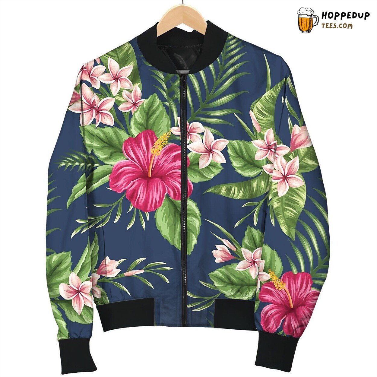 Floral Seamless Patterns Bomber Jacket