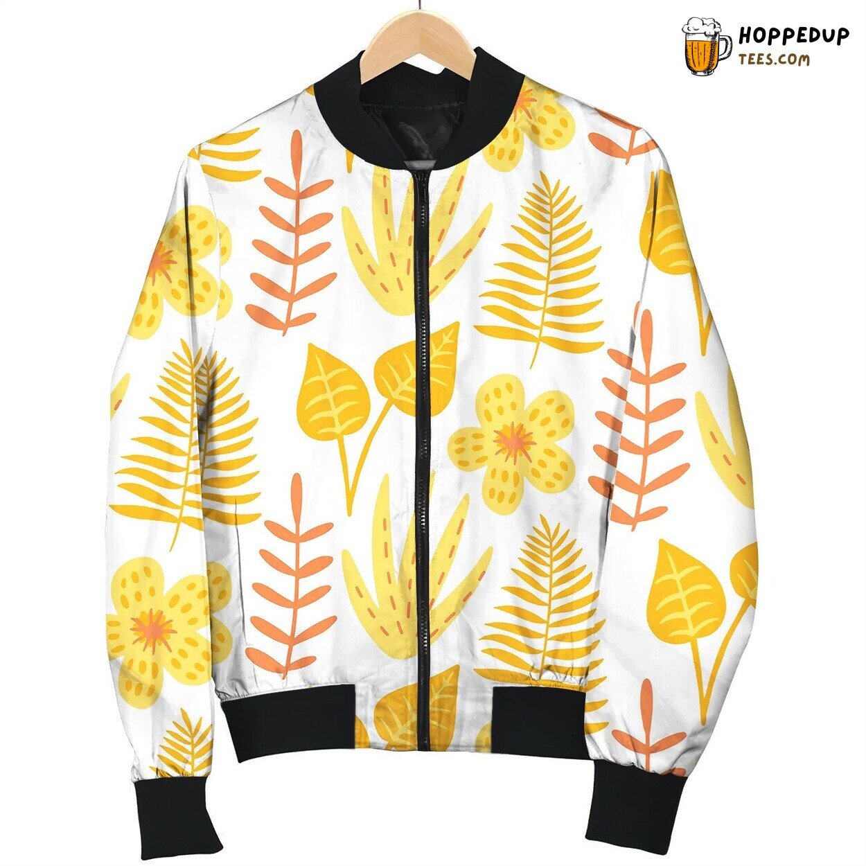 Floral Summer Beautiful Seamless Pattern Bomber Jacket