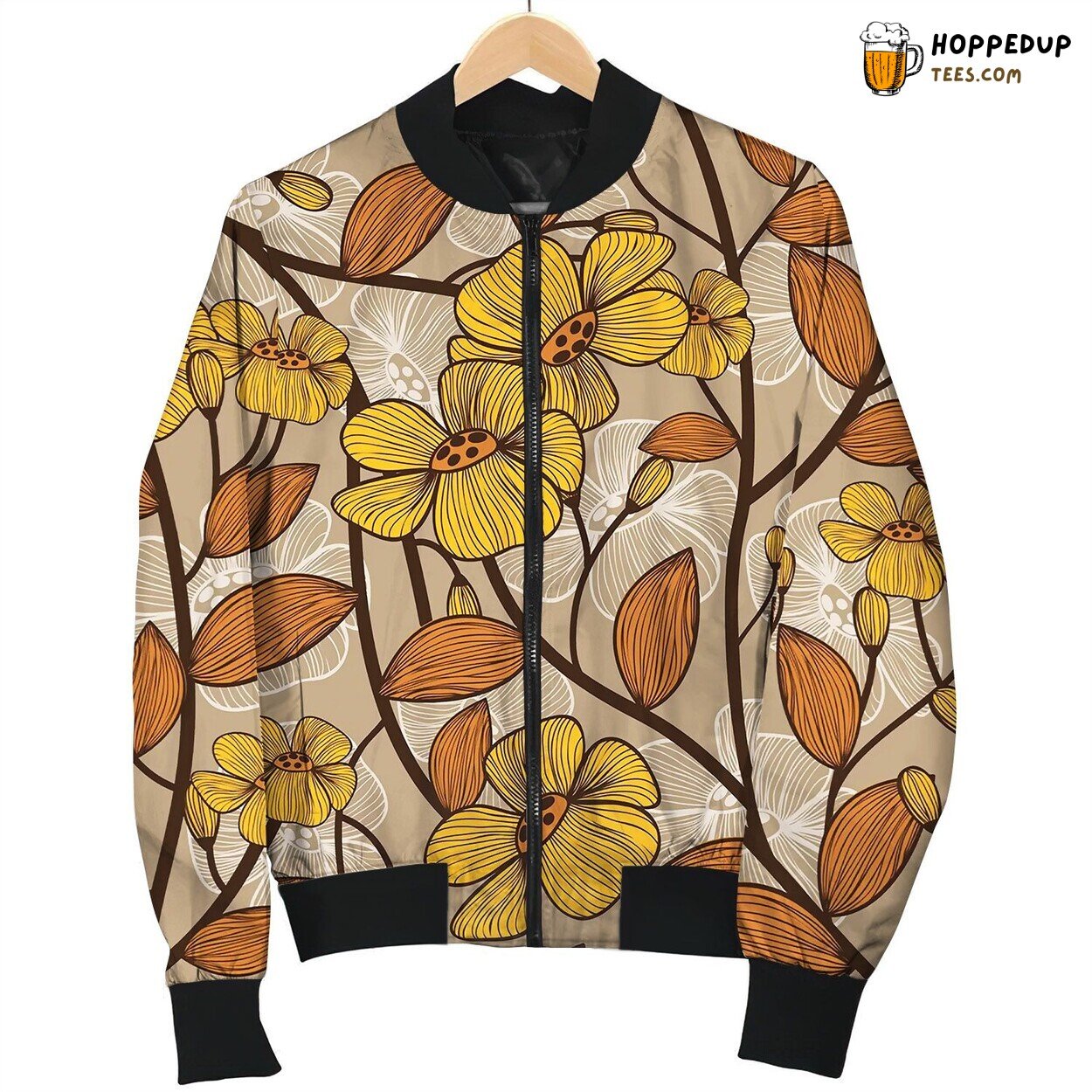 Florals Of Seamless Pattern Background Bomber Jacket