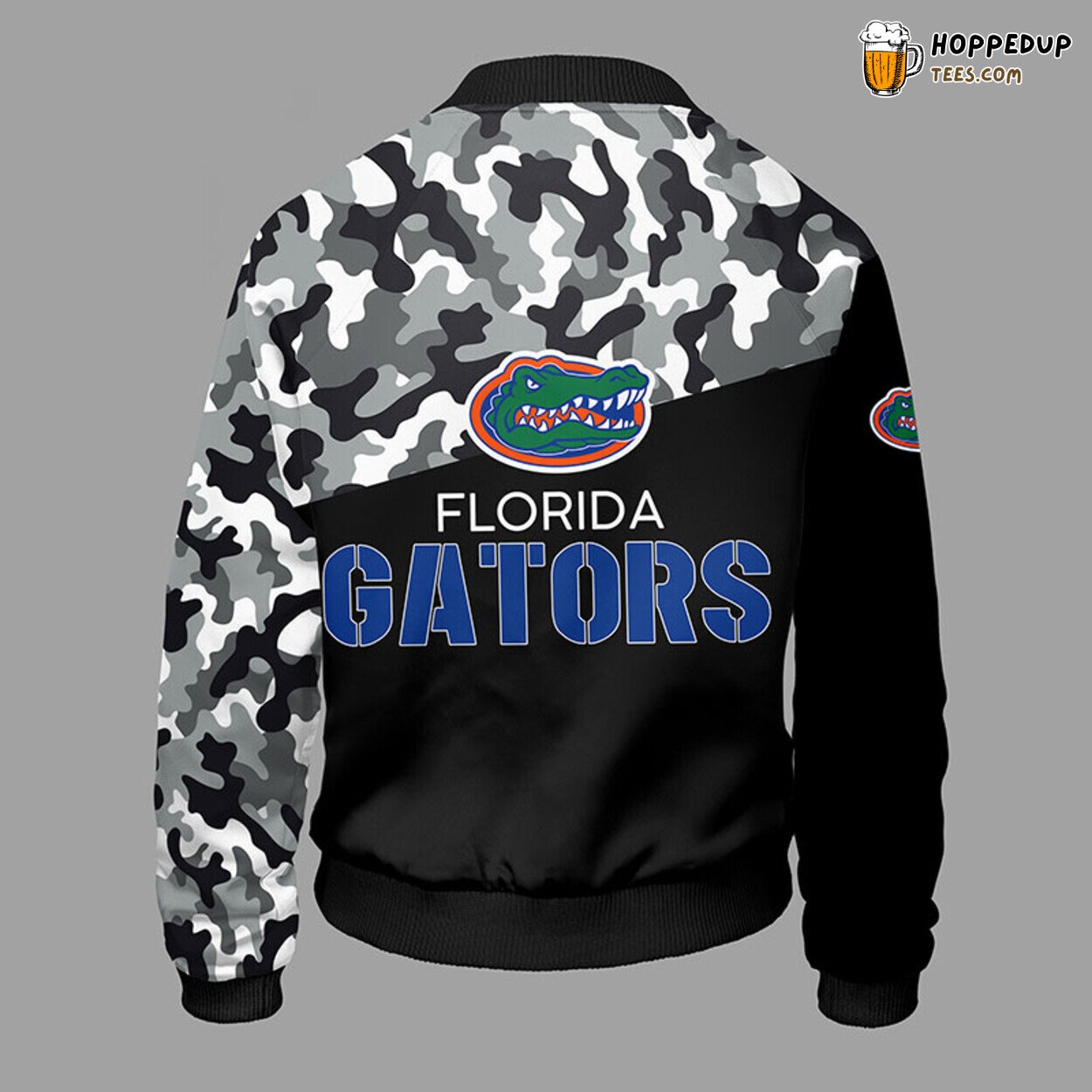 Florida Gators NCAA Unique Camouflage Black Bomber Jacket Design