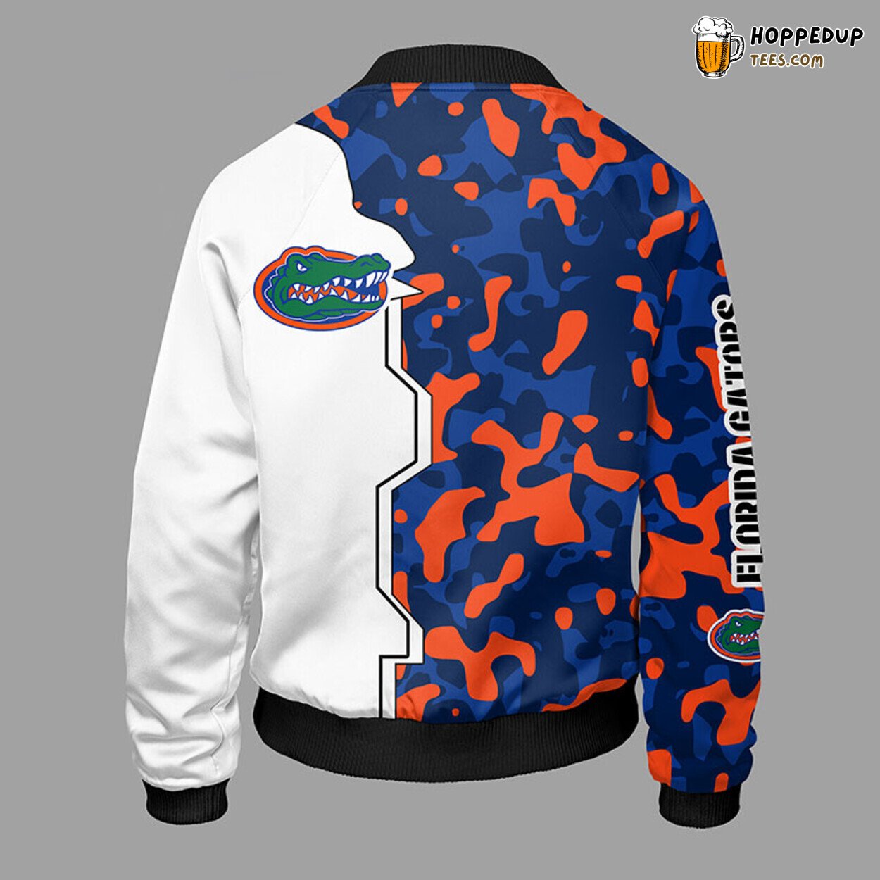 Florida Gators NCAA Unique Camouflage Orange Bomber Jacket Design