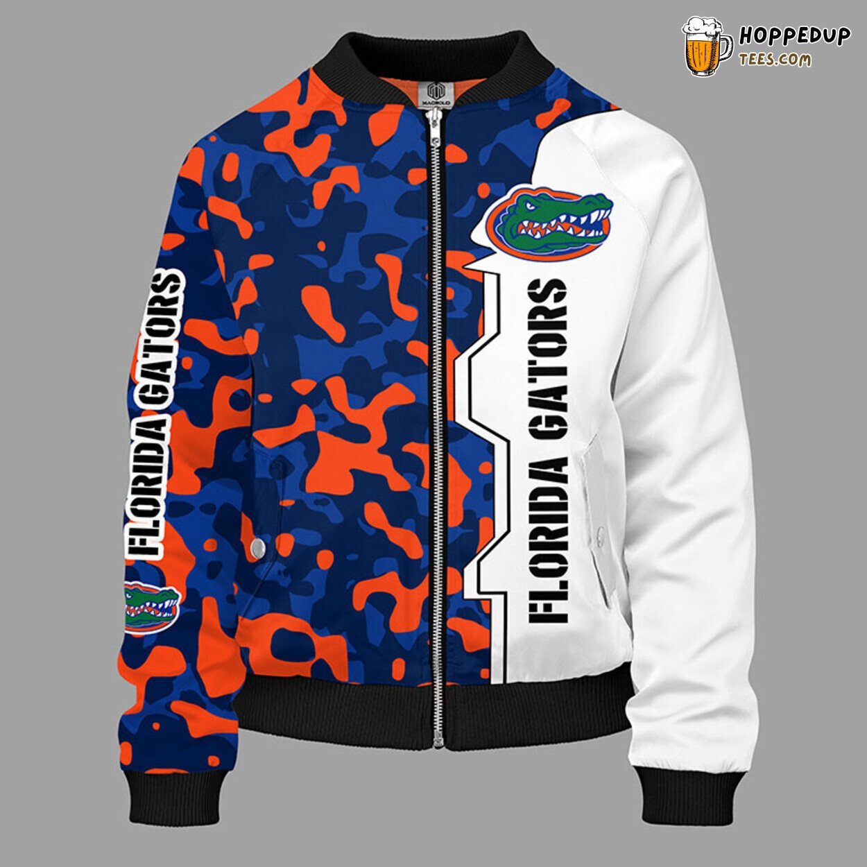 Florida Gators NCAA Unique Camouflage Orange Bomber Jacket Design Florida Gators NCAA Unique Camouflage Orange Bomber Jacket Design