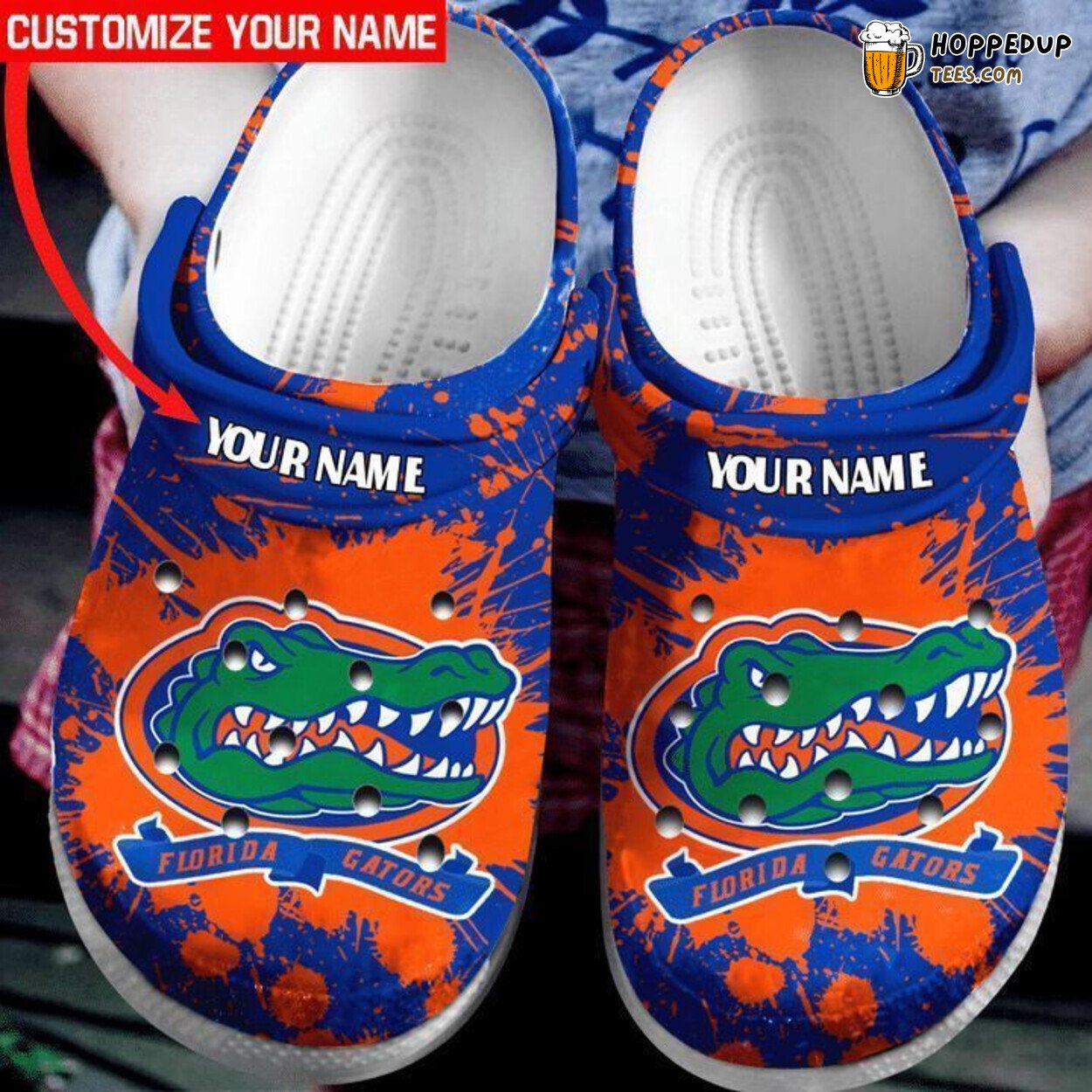 Florida Gators Themed Comfortable Stylish Durable Clog Shoes Design