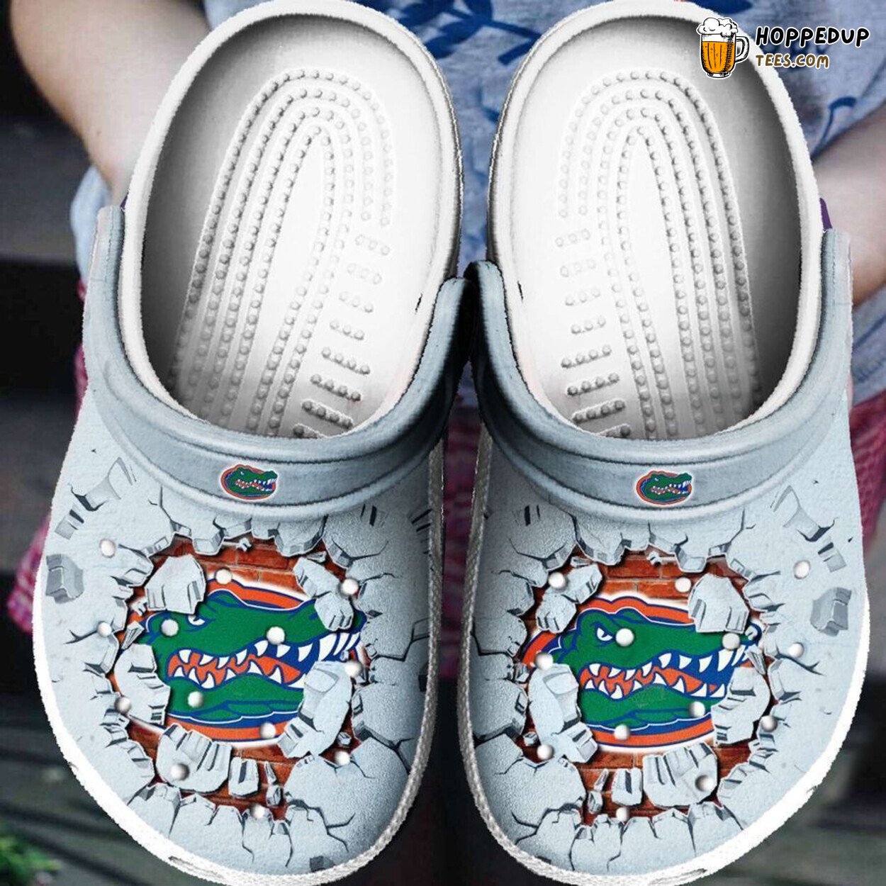 Florida Gators Tide Inspired Sporty Comfortable Clog Shoes
