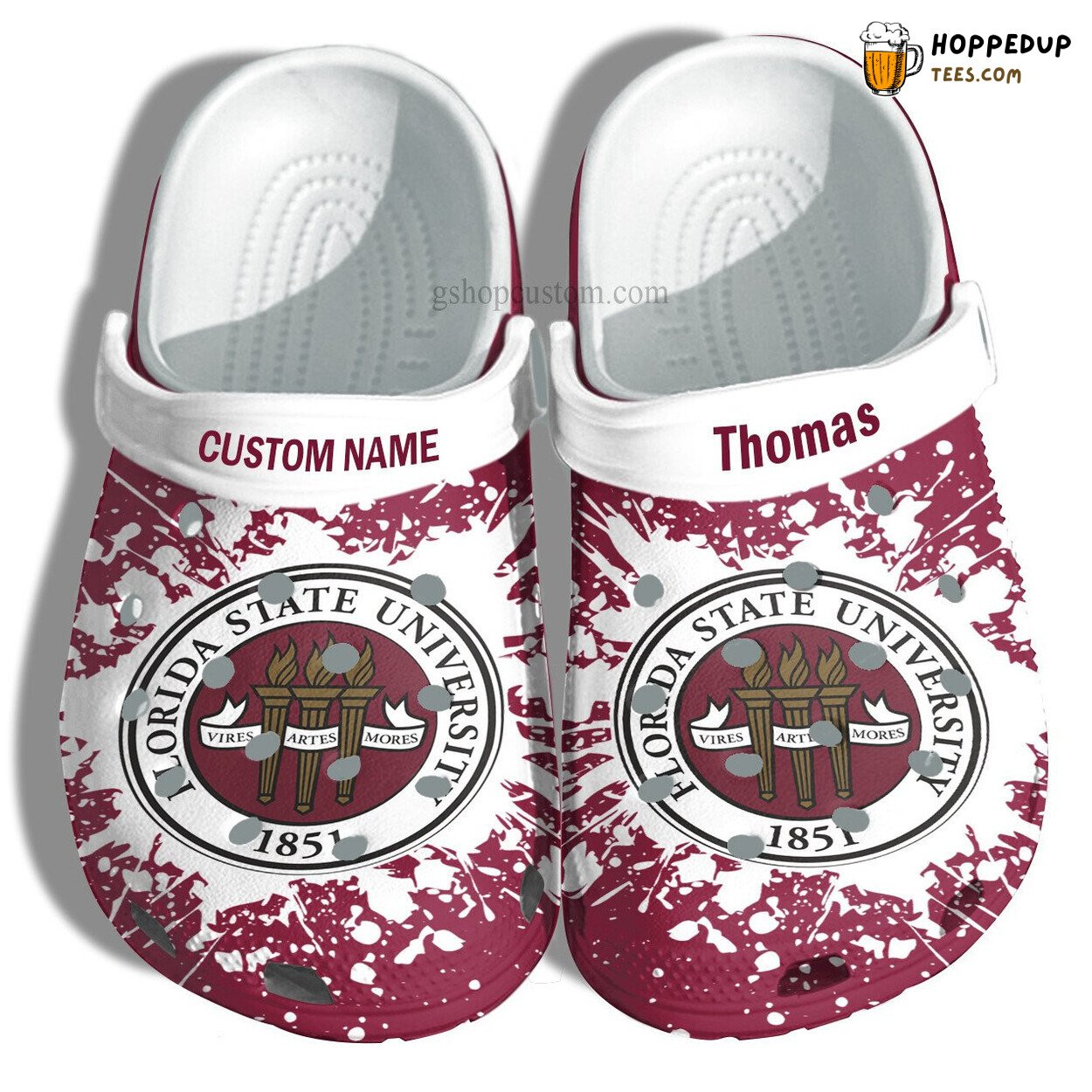 Florida State University Graduation Custom Croc Shoes Gift