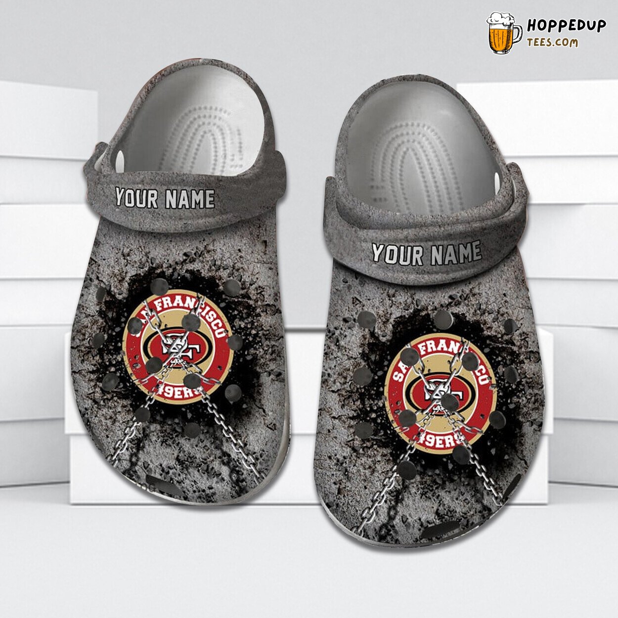 Football 49 Team Personalized Unique Design Comfortable Clog Shoes