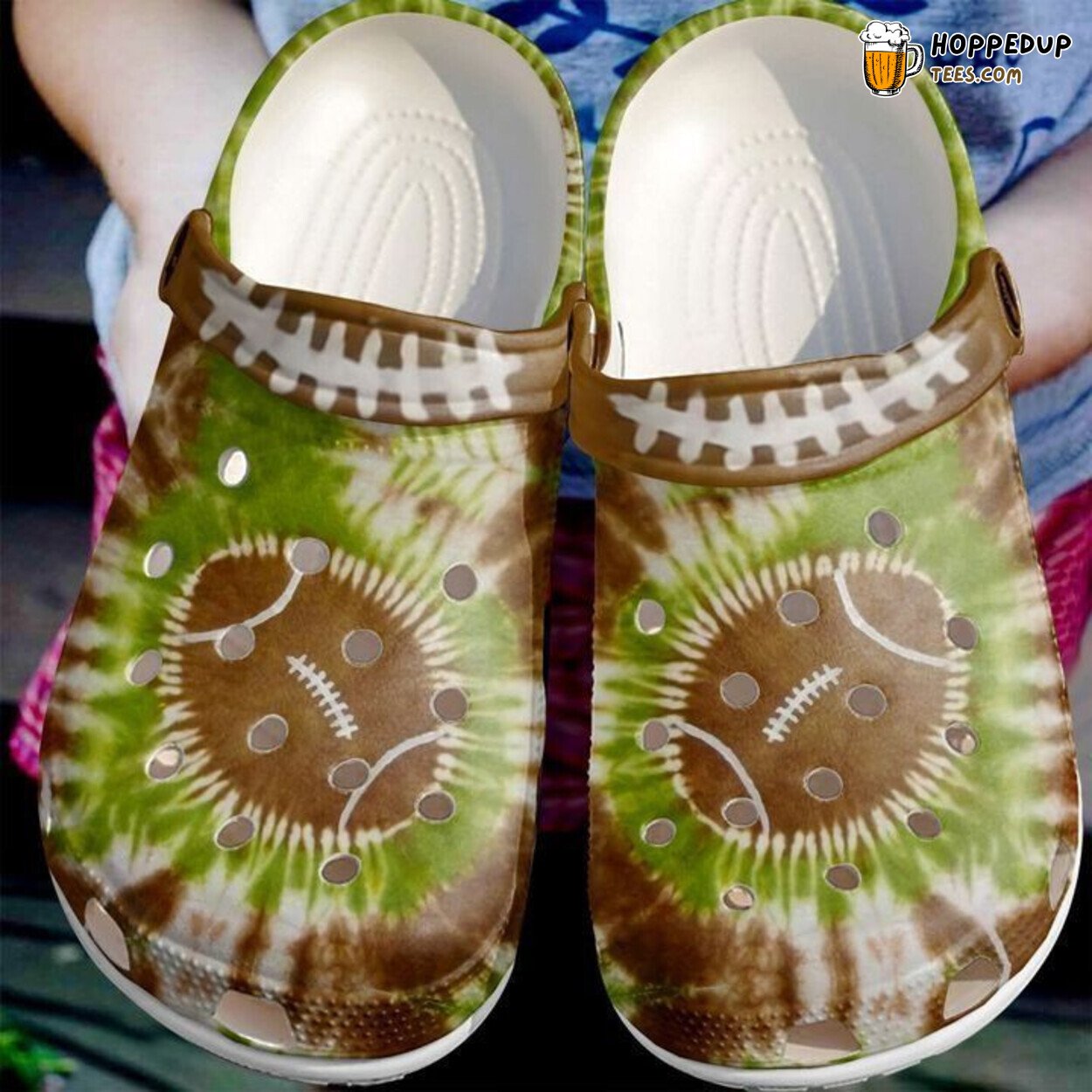 Football Life Theme Classic Comfortable Clogs Shoes Unique Sports Fans