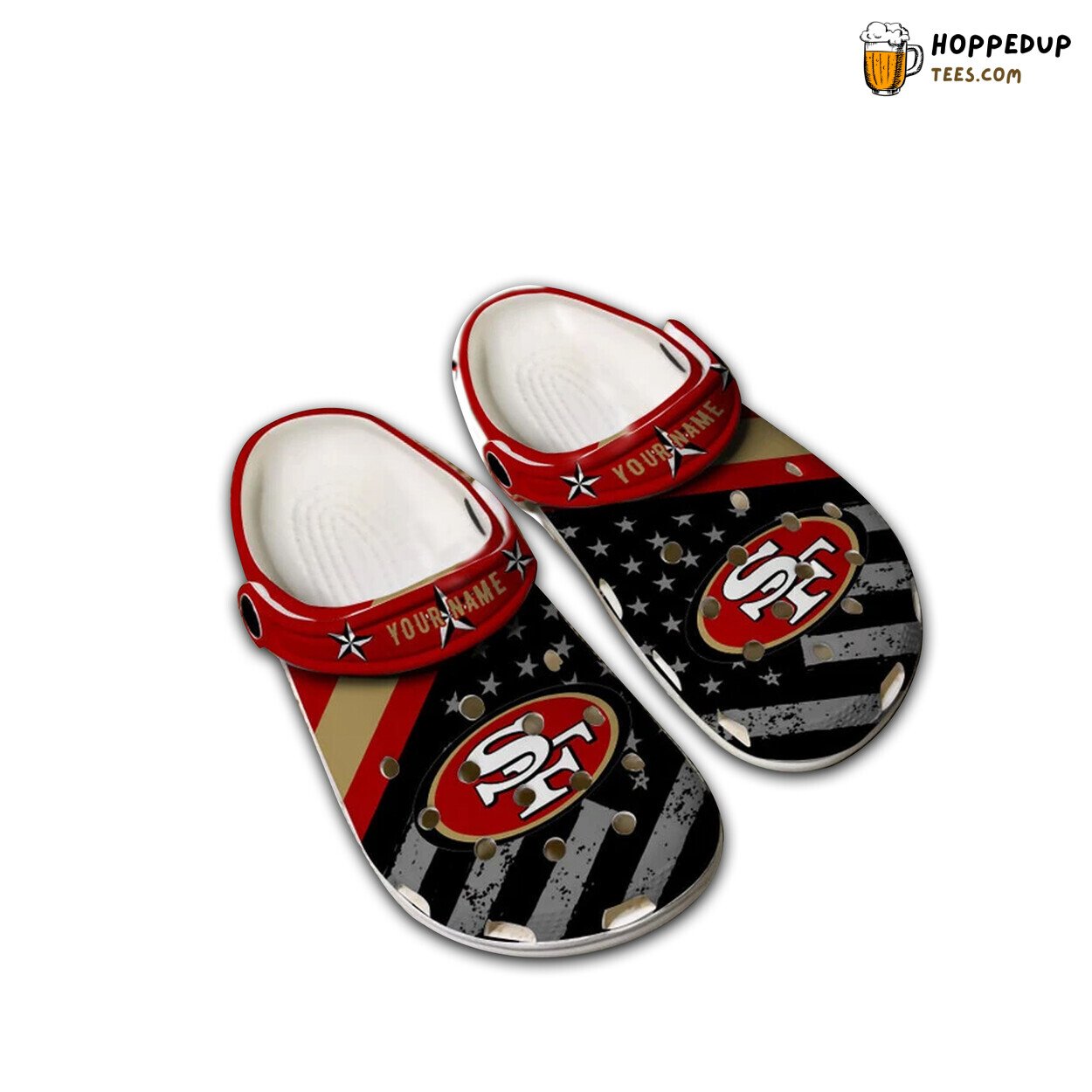 Football Personalized 49 Team Design Comfortable Unique Clog Shoes