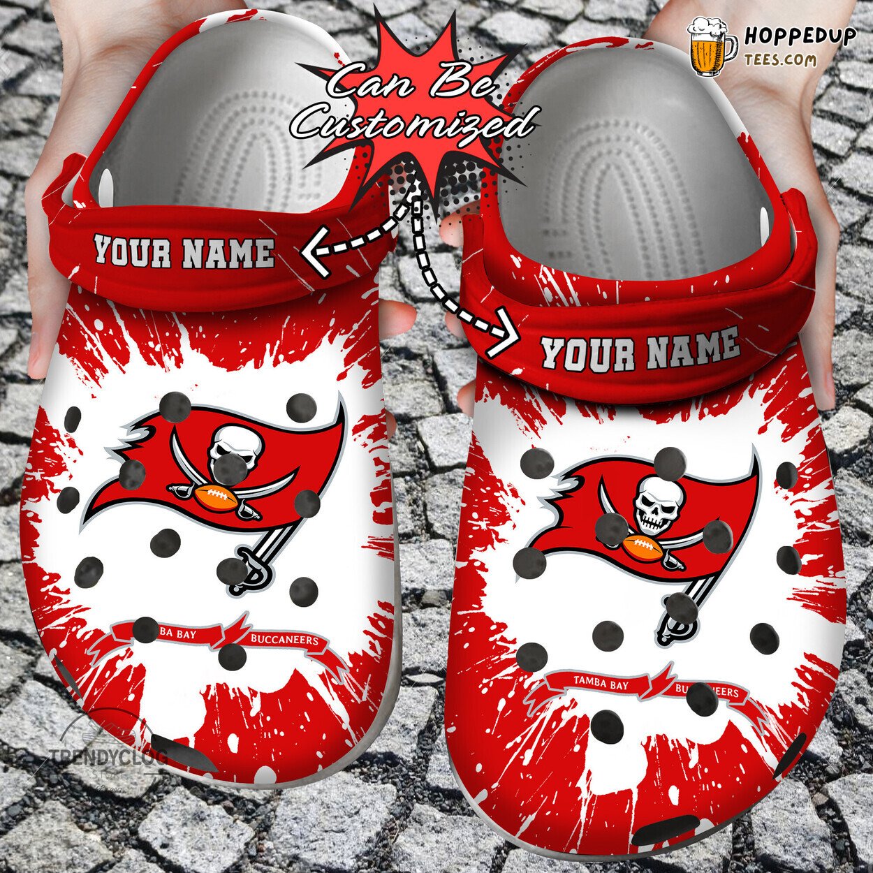 Football TB Buccaneers Team Personalized Comfortable Unique Clogs