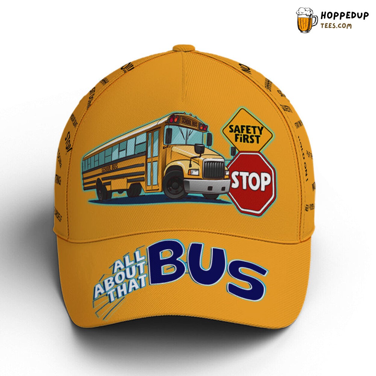 For Those Who Drive Love School Bus Classic Baseball Cap Art