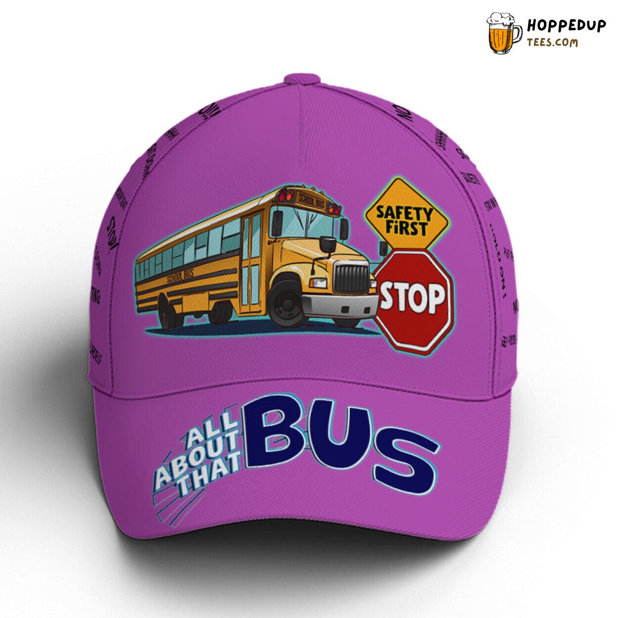 For Those Who Drive Love School Bus Classic Baseball Cap Art