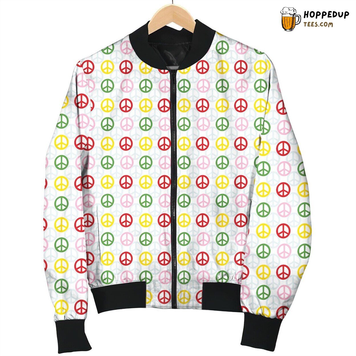 For Those Who Seek Peace Lover Winter Bomber Jacket Ideal Wear