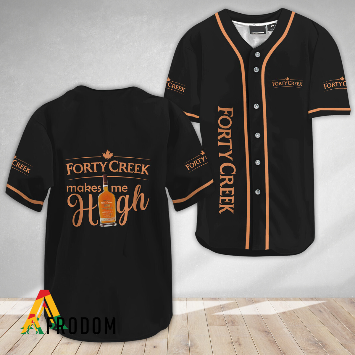 Forty Creek Whisky Make Me High Baseball Jersey HU