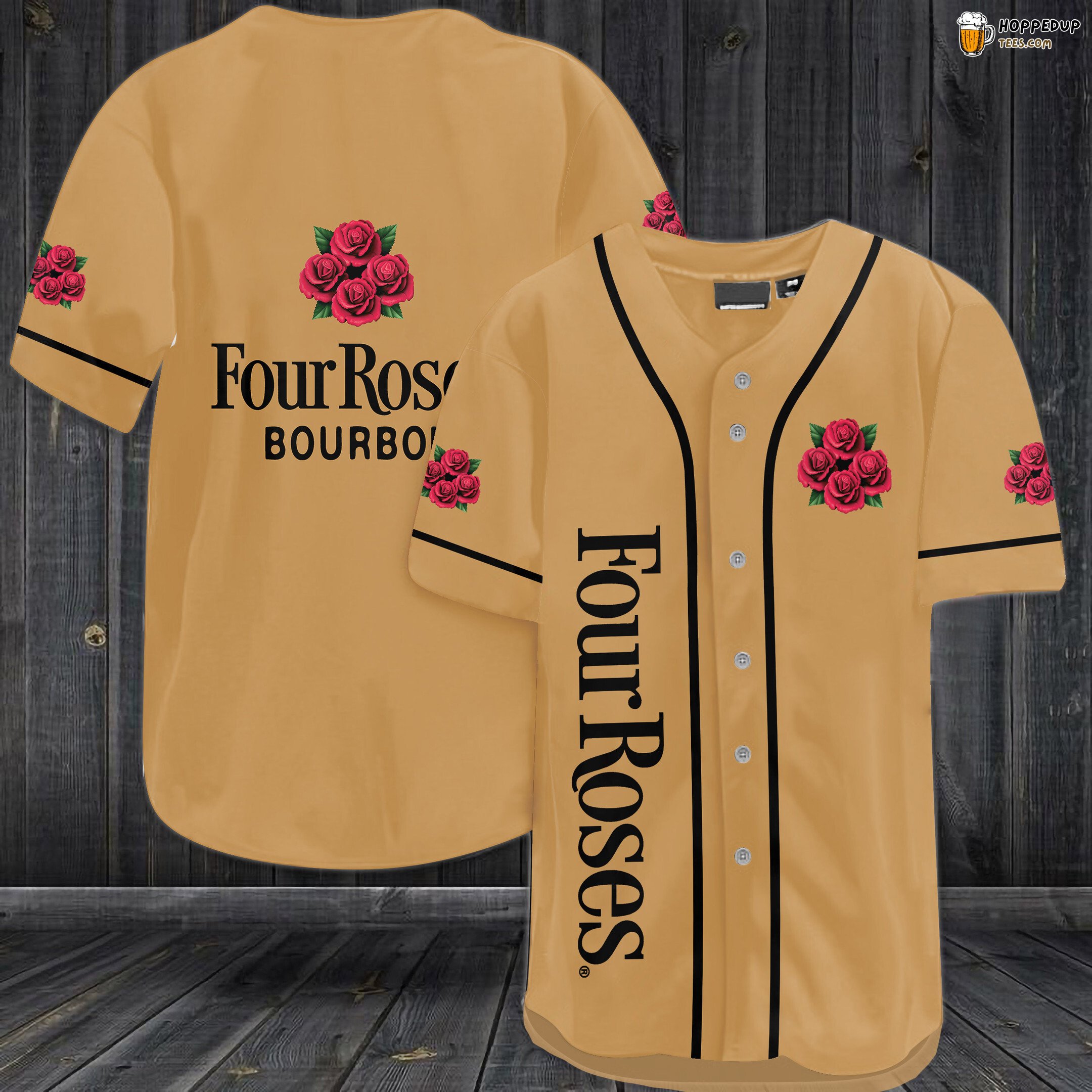 Four Roses Bourbon Baseball Jersey Unisex Jersey Shirt