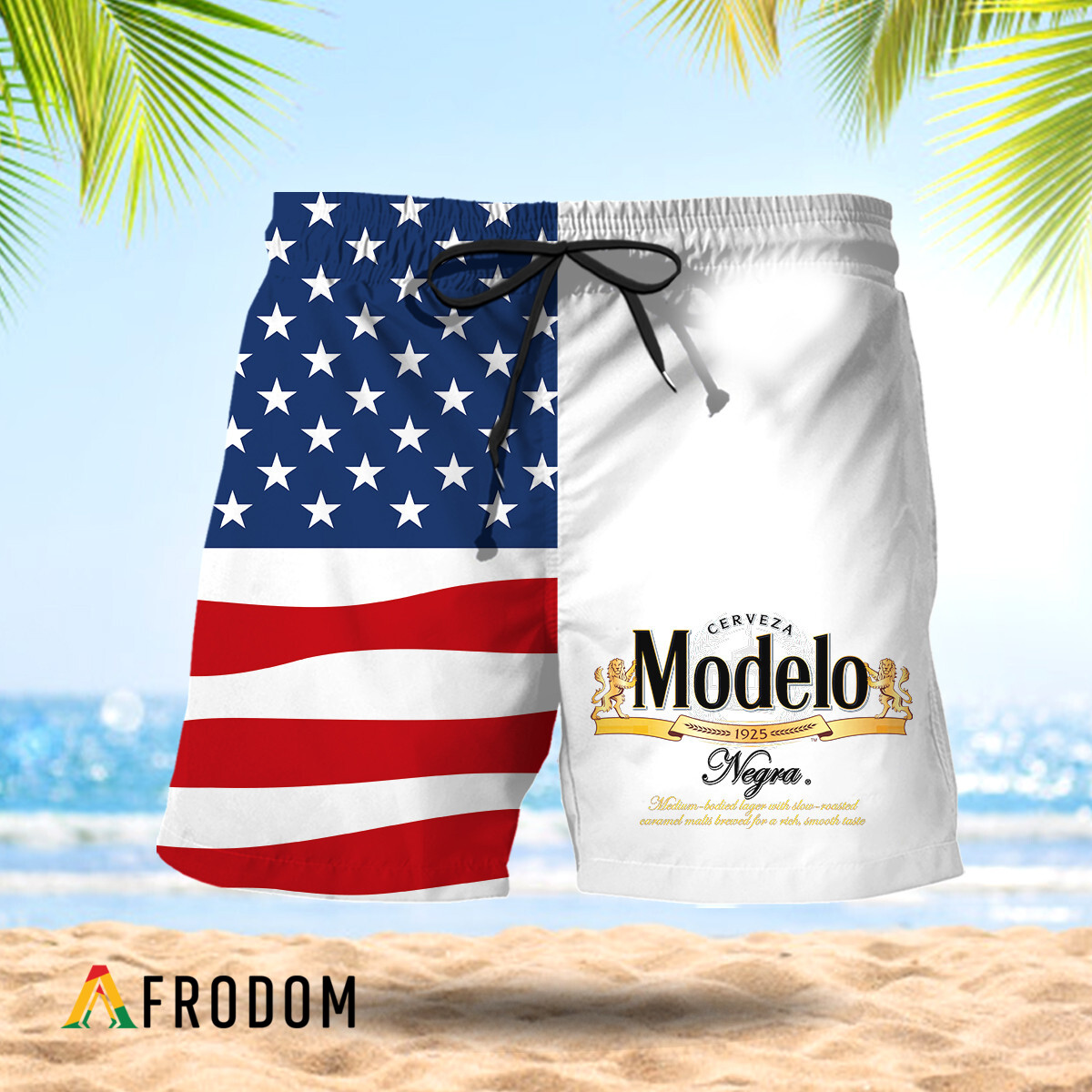 FourthOfJuly ModeloNegra Hawaiian Shorts HU