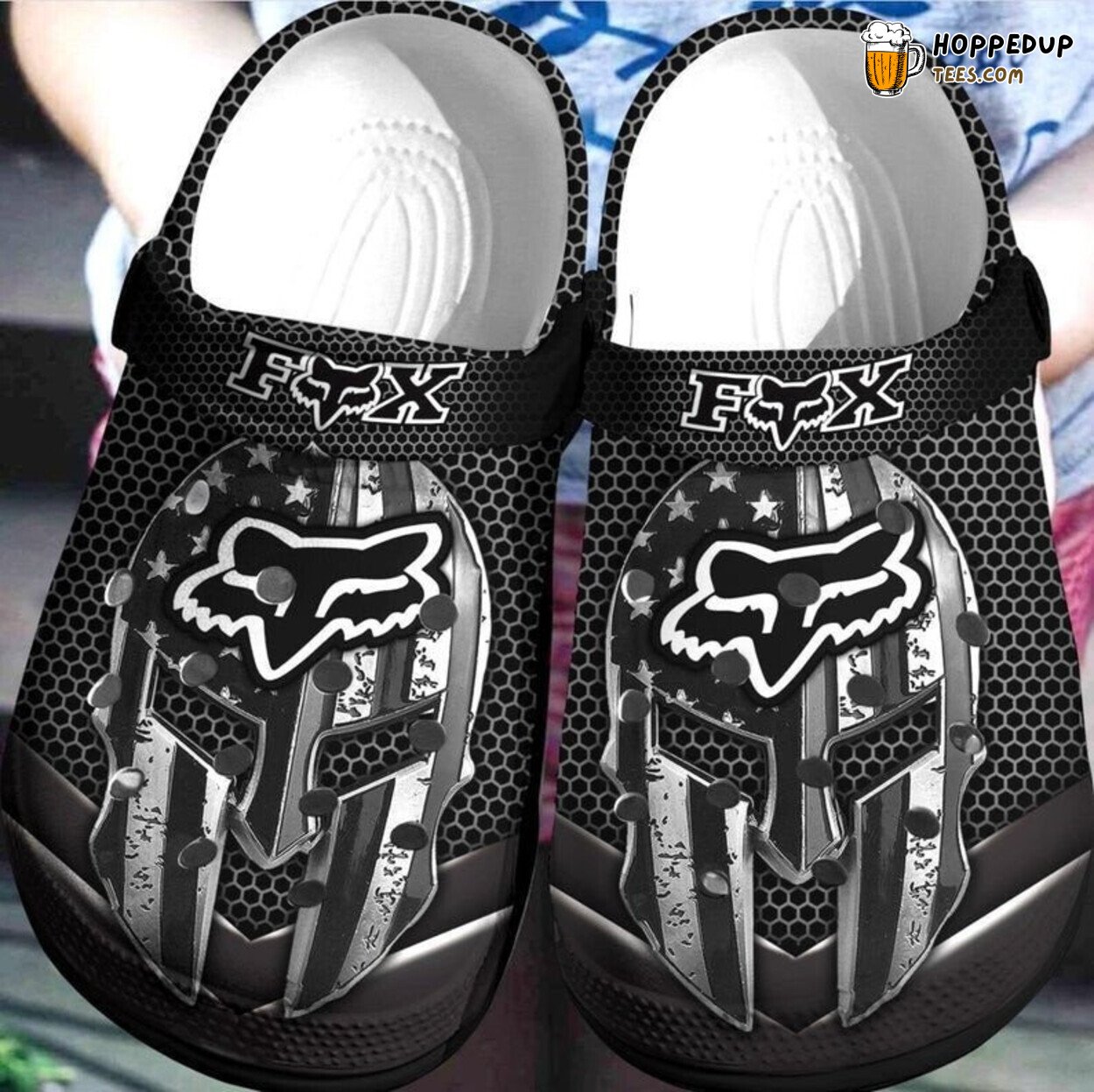 Fox Iron Mask Themed Comfortable Unique Design Clogs Shoes Style