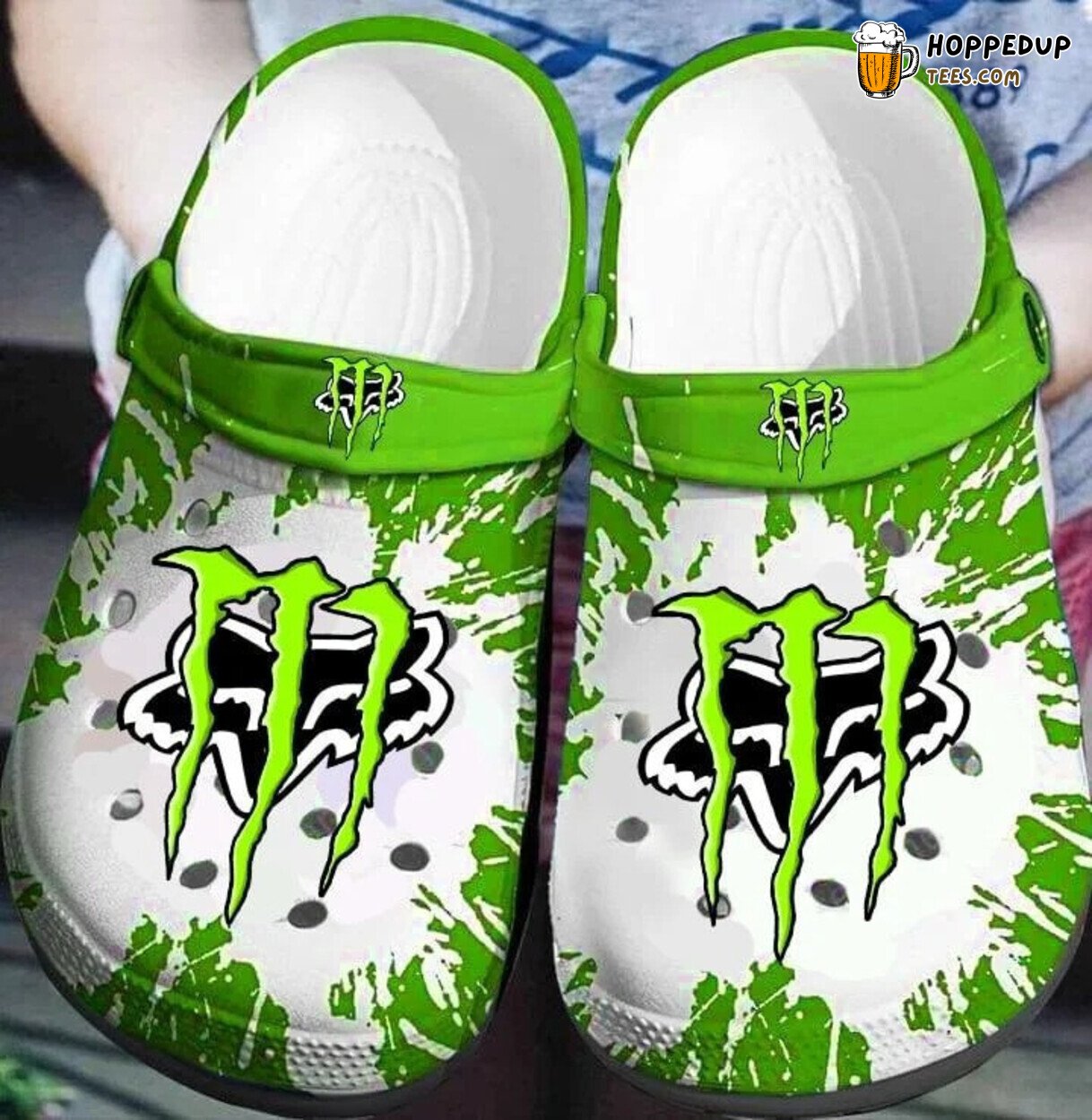 Fox Monster Collab Design Unique Comfortable Clogs Shoes