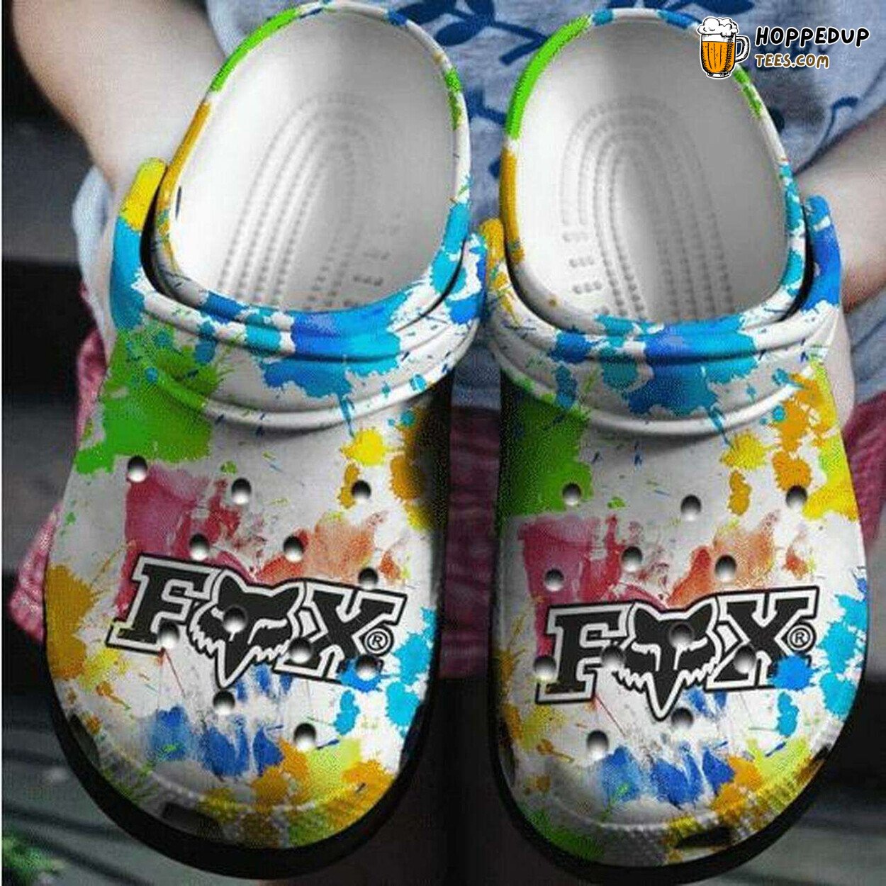Fox Racing Themed Comfortable Unique Design Classic Clogs Shoes