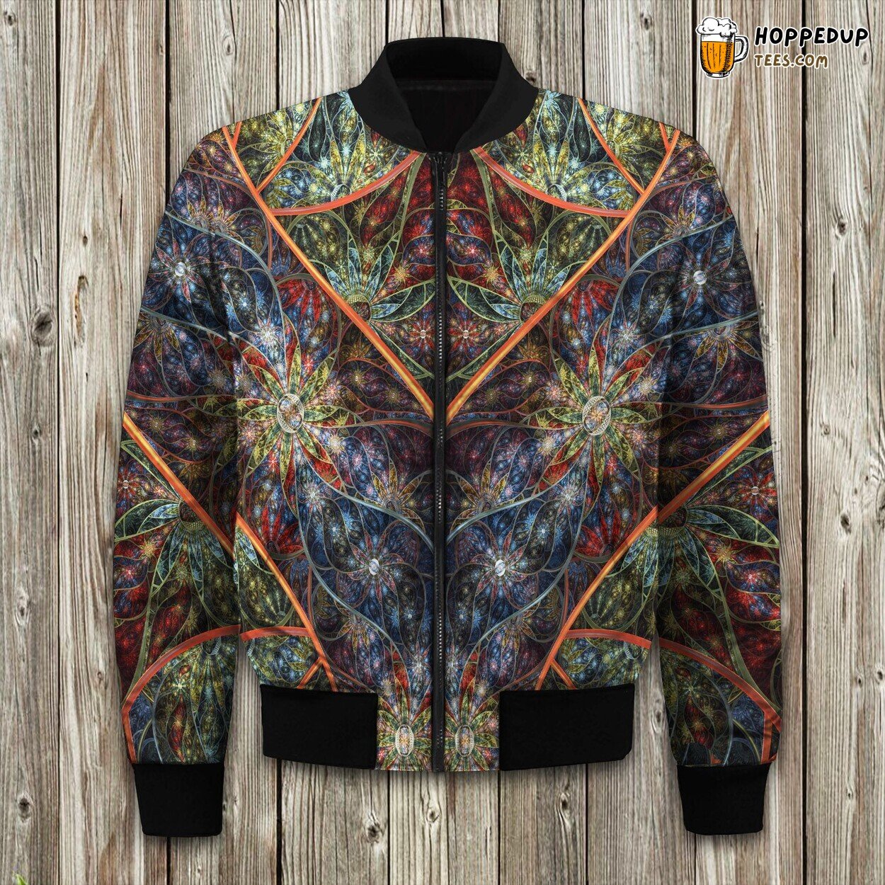 Fractal Seamless Bomber Jacket