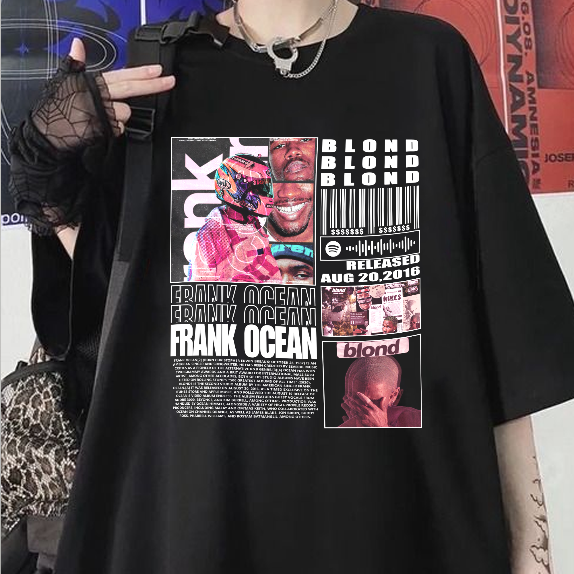 Frank Ocean Graphic T-Shirt for Music Fans – Album & Concert Style