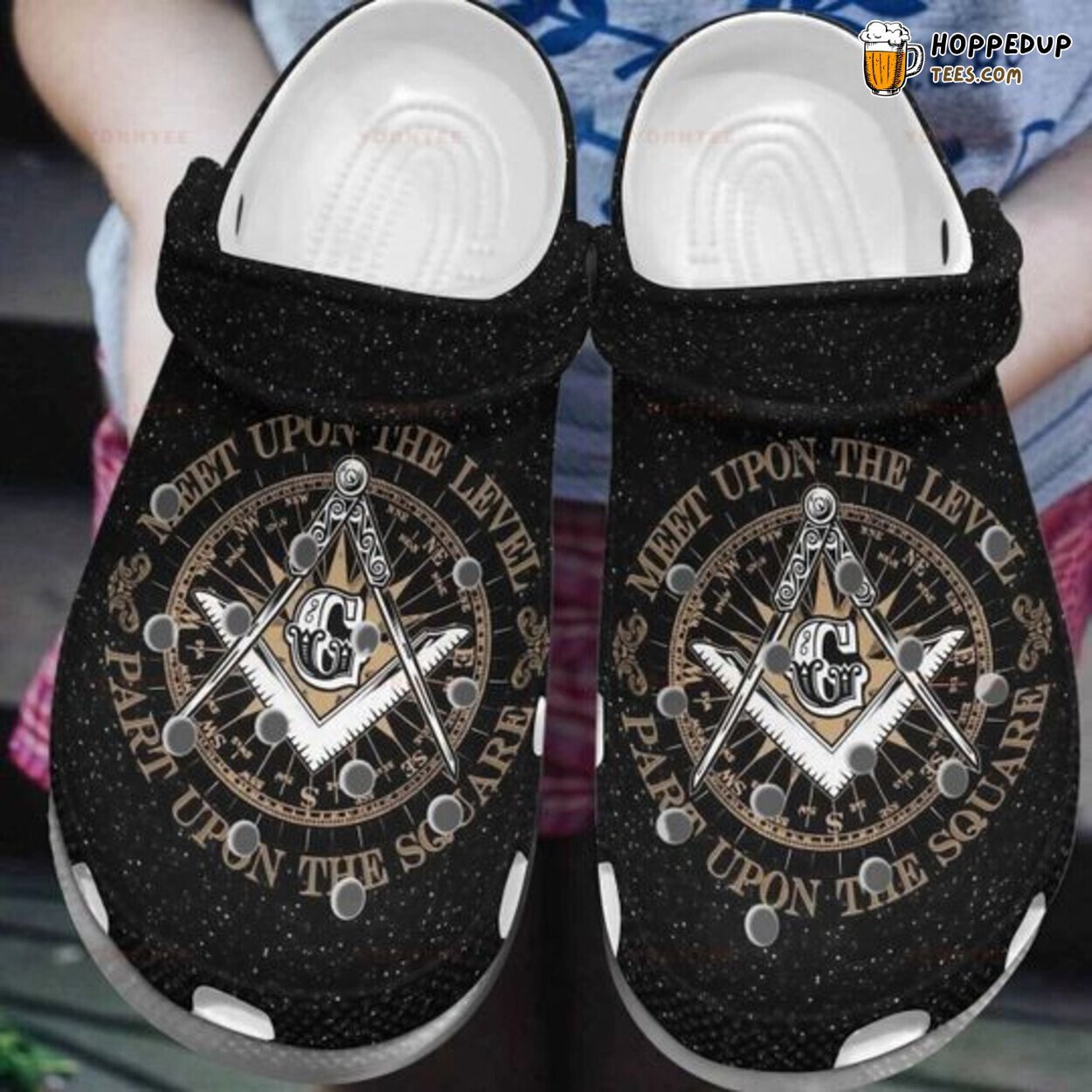 Free Mason Theme Comfortable Unique Stylish Rubber Clog Footwear