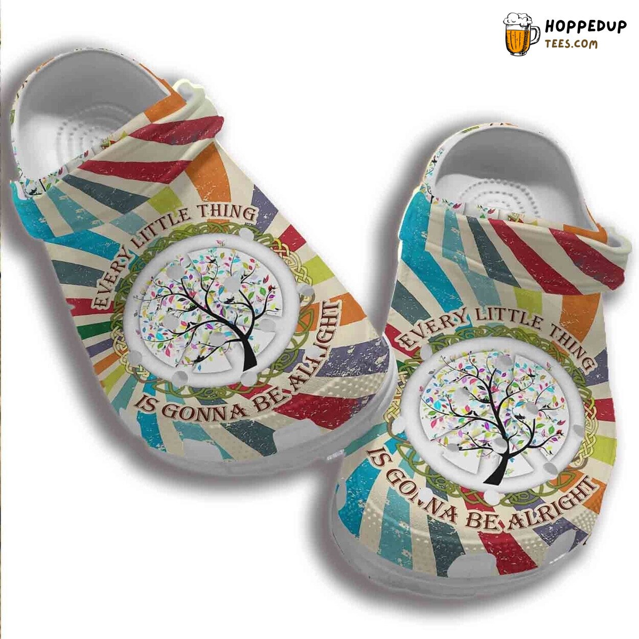 Free Tree Hippie Shoes Clogs Men Women Everything Gonna Be Alright